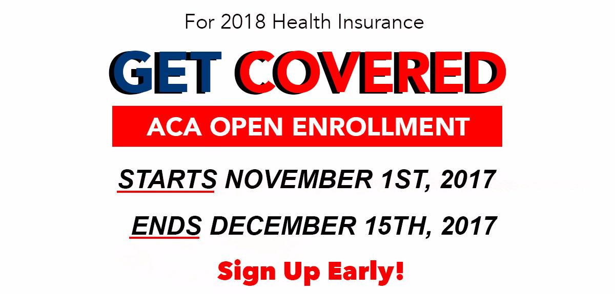 Affordable Care Act Open Enrollment 