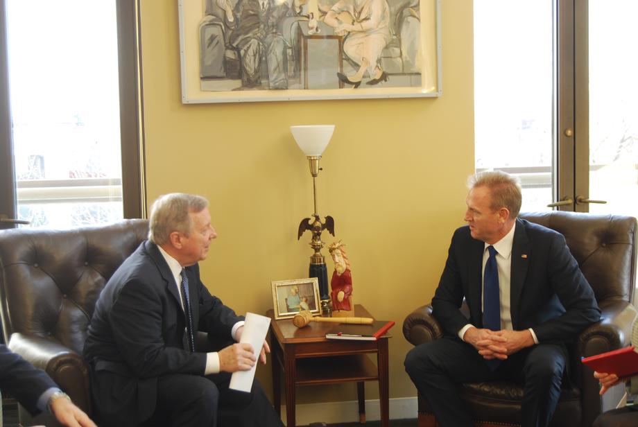 Durbin Meets with Acting Secretary of Defense Patrick Shanahan