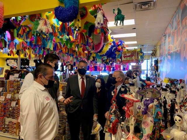 Durbin, Padilla Visit Little Village, Discuss Federal COVID-19 Relief Efforts with Small Business Owners