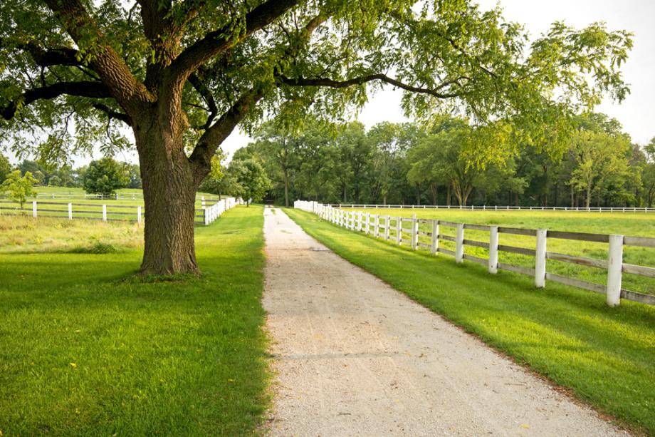 The Equestrian Center of Danada Forest Preserve in DuPage County, Illinois