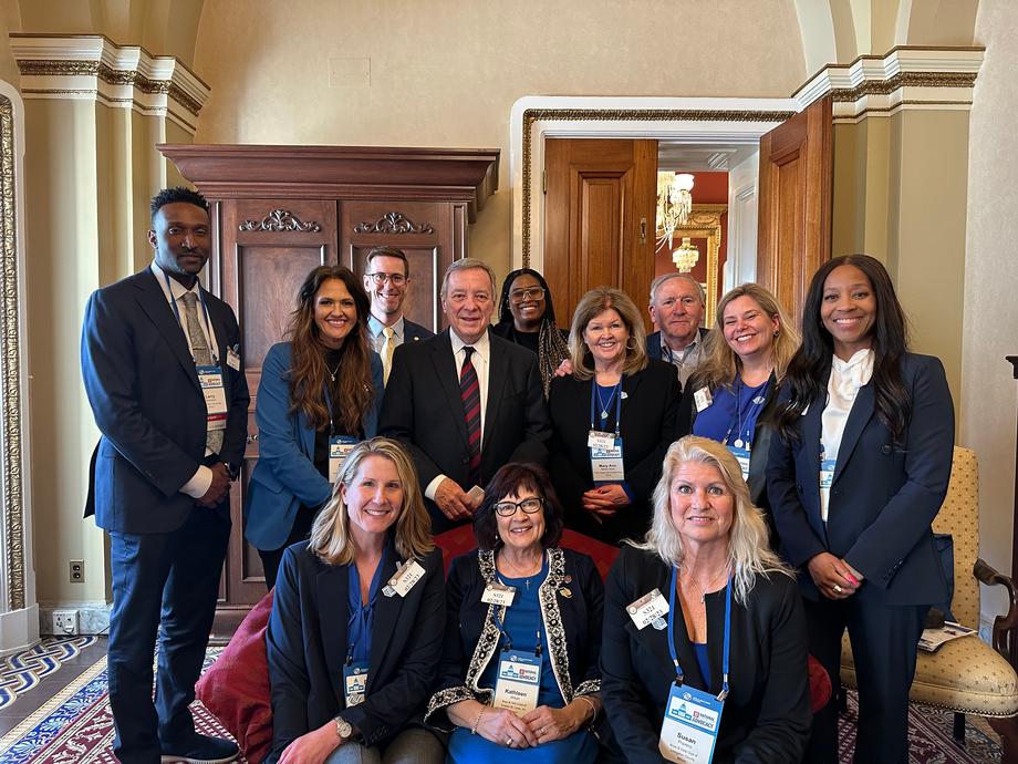 DURBIN MEETS WITH ILLINOIS CHAPTERS OF BOYS AND GIRLS CLUB OF AMERICA