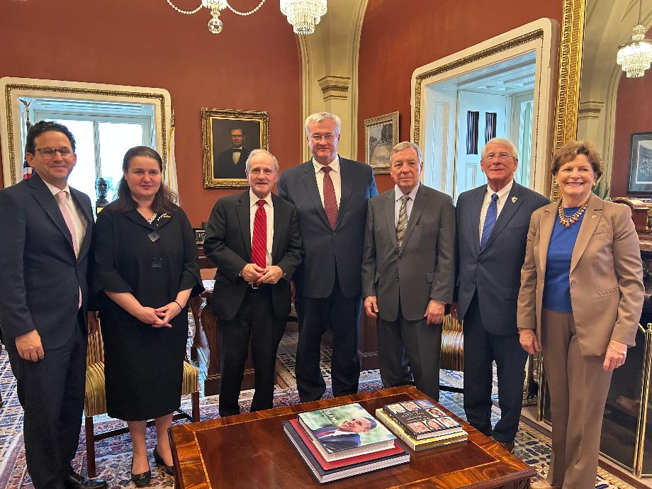 DURBIN, WICKER, SENATORS MEET WITH UKRAINIAN FOREIGN MINISTER ANDRII SYBIHA