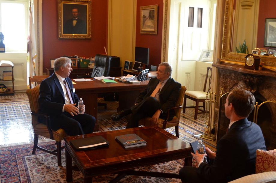 February 7, 2017 - Senator Durbin met with Robert Sehring, Chief Operating Officer of OSF Healthcare System.