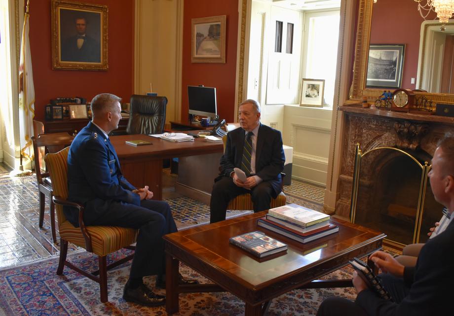 DURBIN MEETS WITH NATIONAL GUARD BUREAU CHIEF NOMINEE