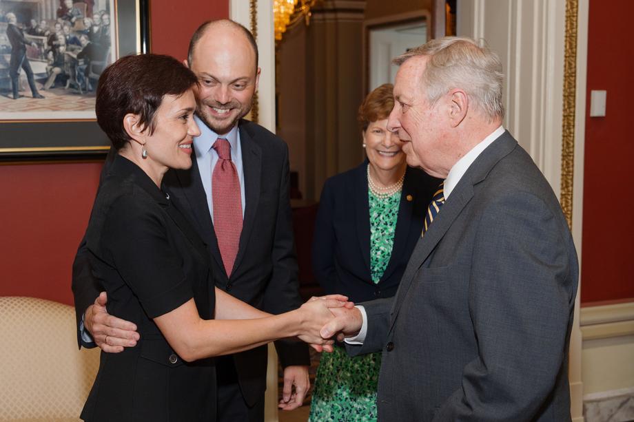 DURBIN, SHAHEEN MEET WITH VLADIMIR KARA-MURZA FOLLOWING RECENT BIDEN-HARRIS ADMINISTRATION PRISONER SWAP WITH RUSSIA