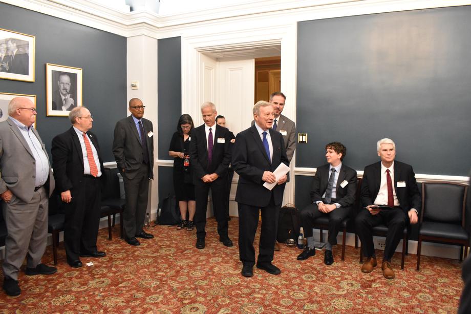 DURBIN TALKS INFRASTRUCTURE WITH BLOOMINGTON-NORMAL ECONOMIC DEVELOPMENT COUNCIL
