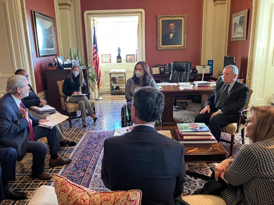 DURBIN, DUCKWORTH MEET WITH BLESSING HOSPITAL SYSTEM LEADERSHIP TO DICUSS RURAL HEALTH CHALLENGES