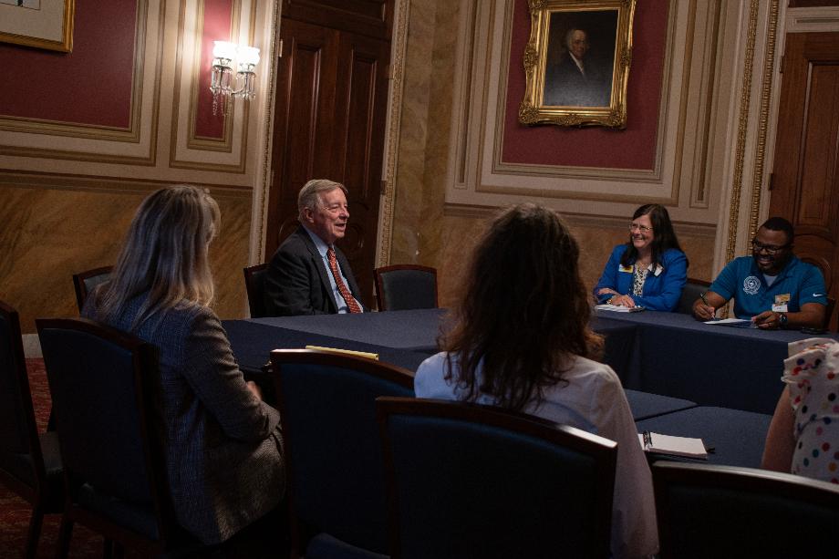 DURBIN TALKS YOUTH MENTAL HEALTH, EDUCATON FUNDING WITH ILLINOIS ASSOCIATION OF SCHOOL BOARDS