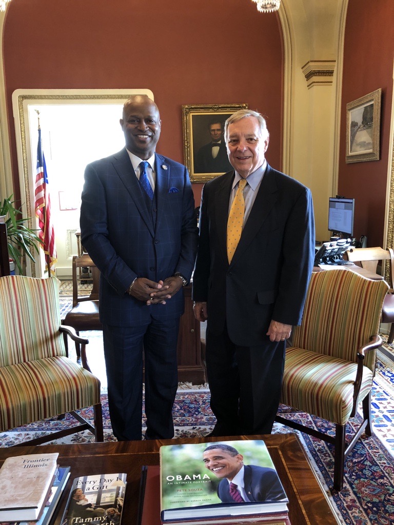 Durbin Sits Down With Illinois Speaker Of The House Emanuel 