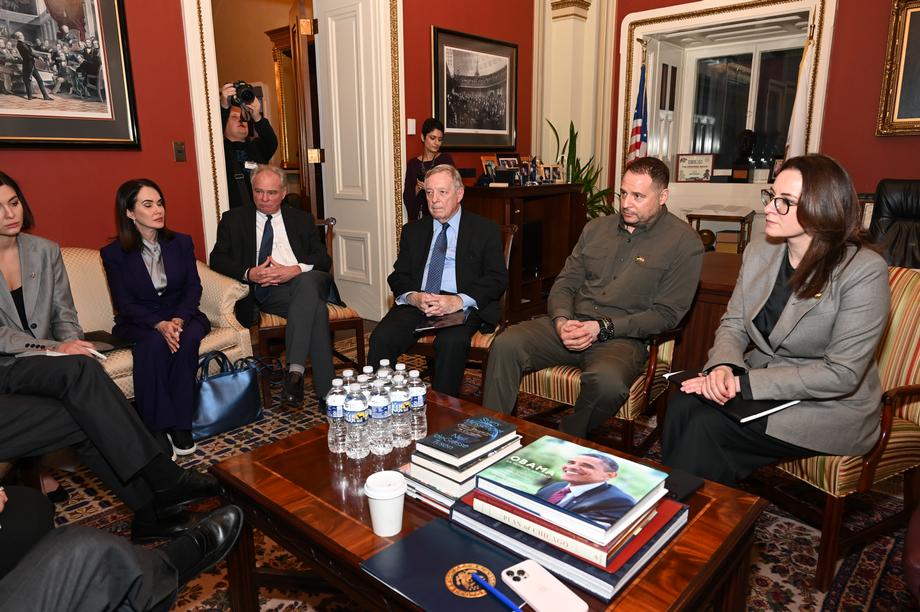DURBIN MEETS WITH UKRAINIAN LEADERS TO DISCUSS EMERGENCY NATIONAL SECURITY SUPPLEMENTAL