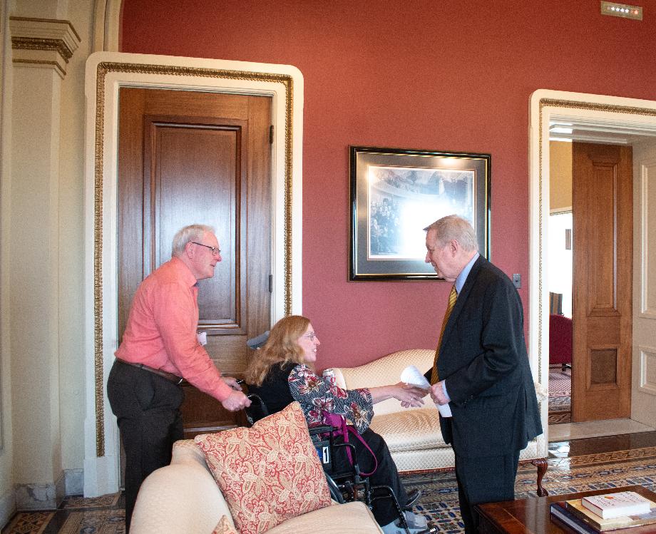 DURBIN DISCUSSES CREDIT CARD COMPETITION ACT WITH NATIONAL RETAIL FEDERATION