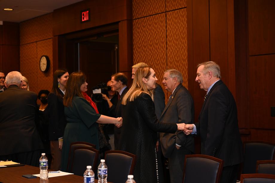 DURBIN MEETS WITH MEMBERS OF THE UKRAINIAN PARLIAMENT
