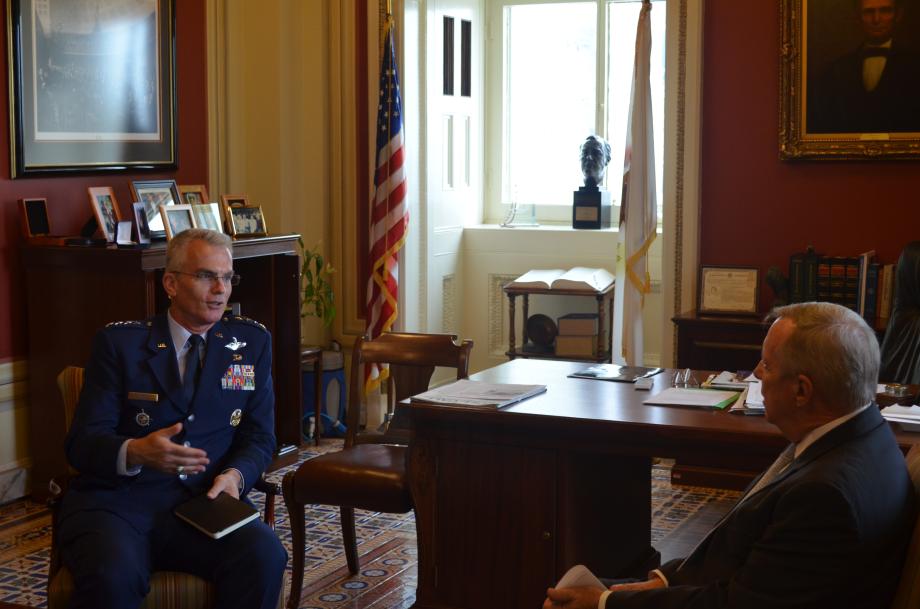 July 9, 2015 – I was glad to meet with General Paul Selva, the Nomination to be Vice Chairman of the Joint Chiefs of Staff