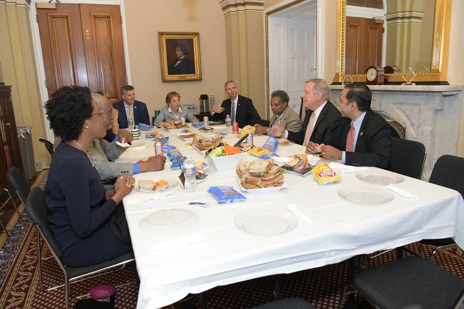 Durbin Meets With Chicago Mayor-elect Lightfoot