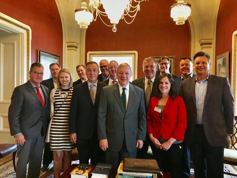 Durbin Meets With Transportation For Illinois Coalition 