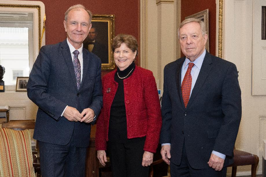 Durbin, Shaheen Meet With Polish Embassy’s Head Of Mission