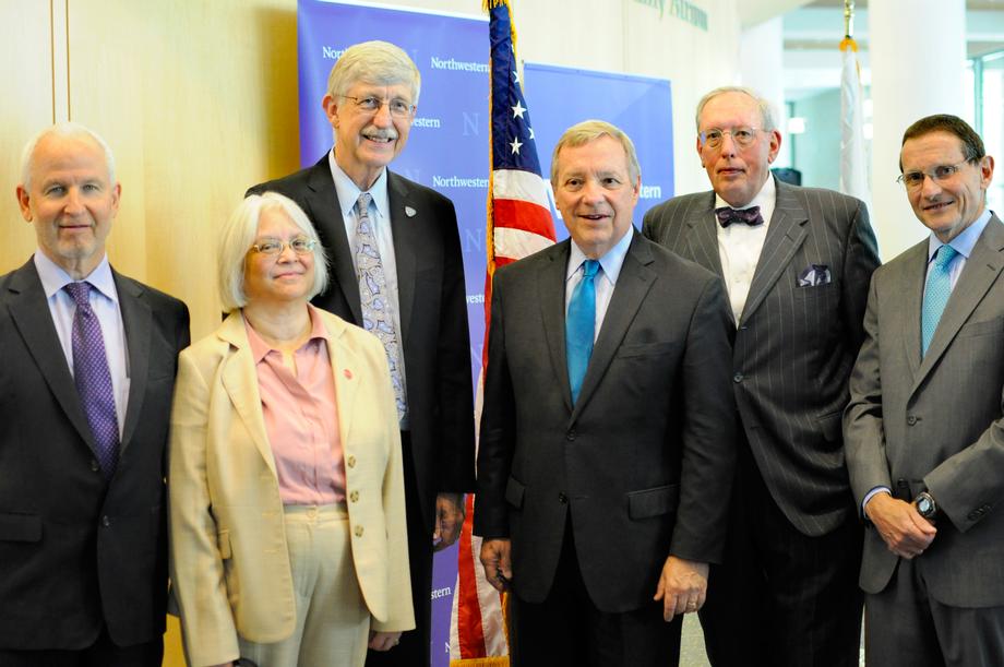 Durbin Welcomes NIH Director to Chicago 