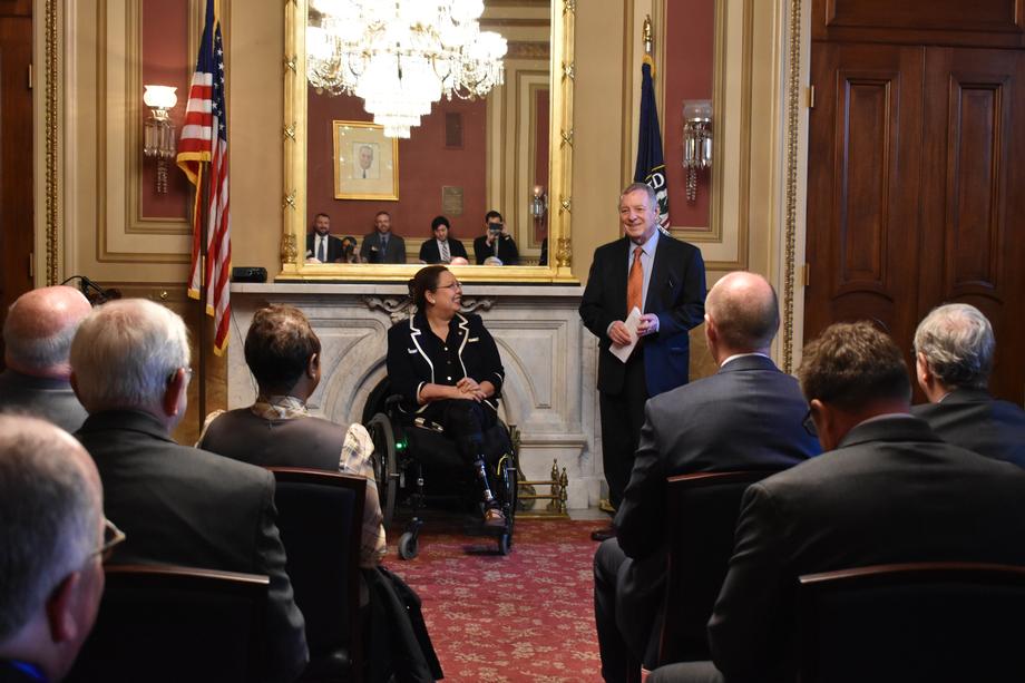 DURBIN, DUCKWORTH MEET WITH BLOOMINGTON-NORMAL ONE VOICE COALITION