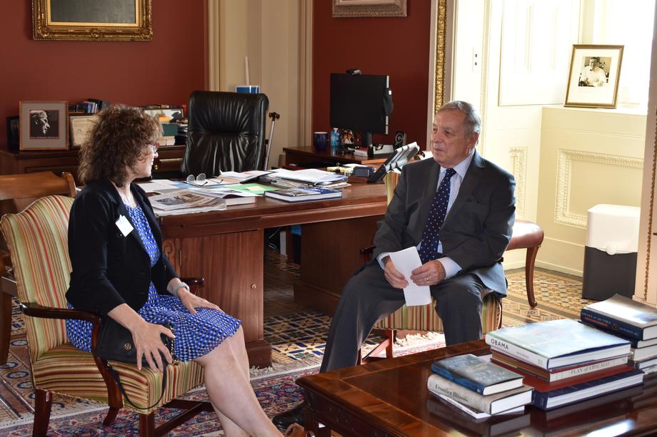 DURBIN MEETS WITH FCC COMMISSIONER NOMINEE ANNA GOMEZ