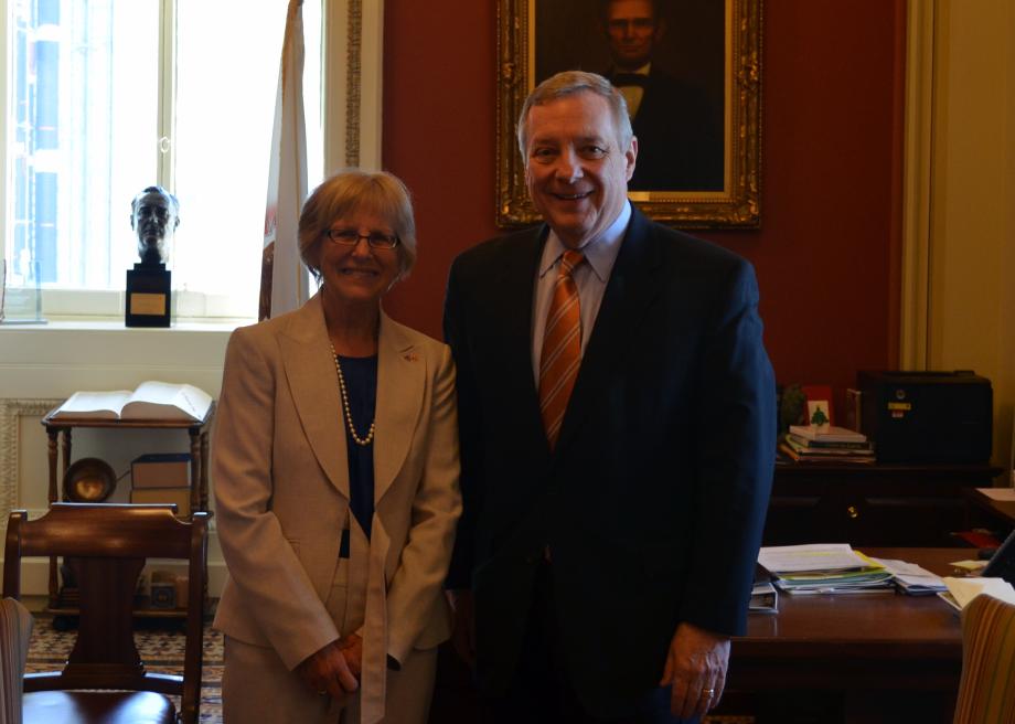 Illinois Farm Service Agency Chair Jill Appell Joins Durbin Joint Meeting of Congress