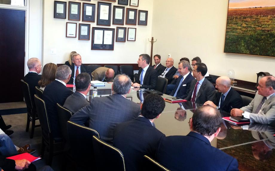 September 9, 2015 - Had a good discussion with AIPAC members from Illinois