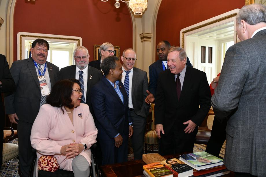 Durbin, Duckworth Meet With Illinois Mayors