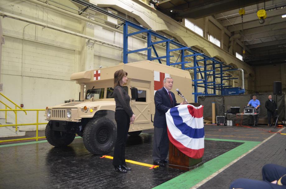 Rock Island Arsenal Humvee Ambulance Line