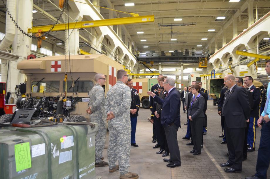 Rock Island Arsenal Humvee Ambulance Line