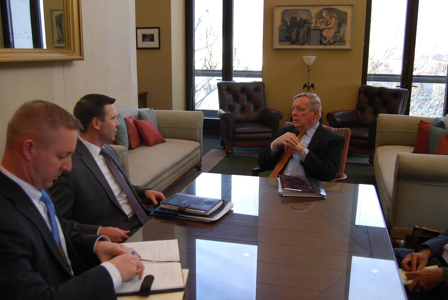 Durbin Meets With CBP Commissioner Kevin McAleenan