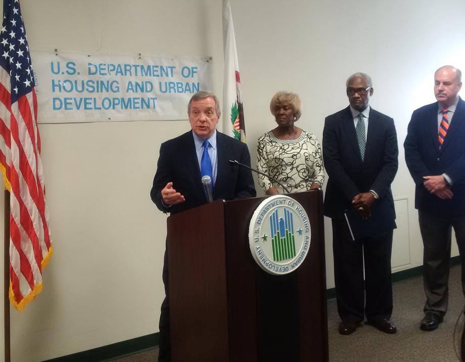 May 4, 2016 - I joined HUD officials in St. Clair County to announce new federal funding to help finance community development projects