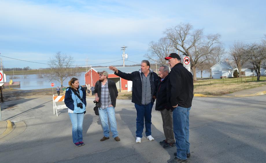 Touring Flood Damage in Evansville and Olive Branch