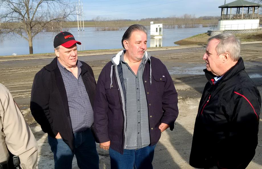 Touring Flood Damage in Evansville and Olive Branch