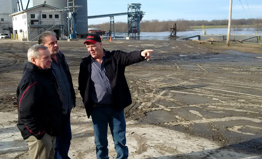 Touring Flood Damage in Evansville and Olive Branch