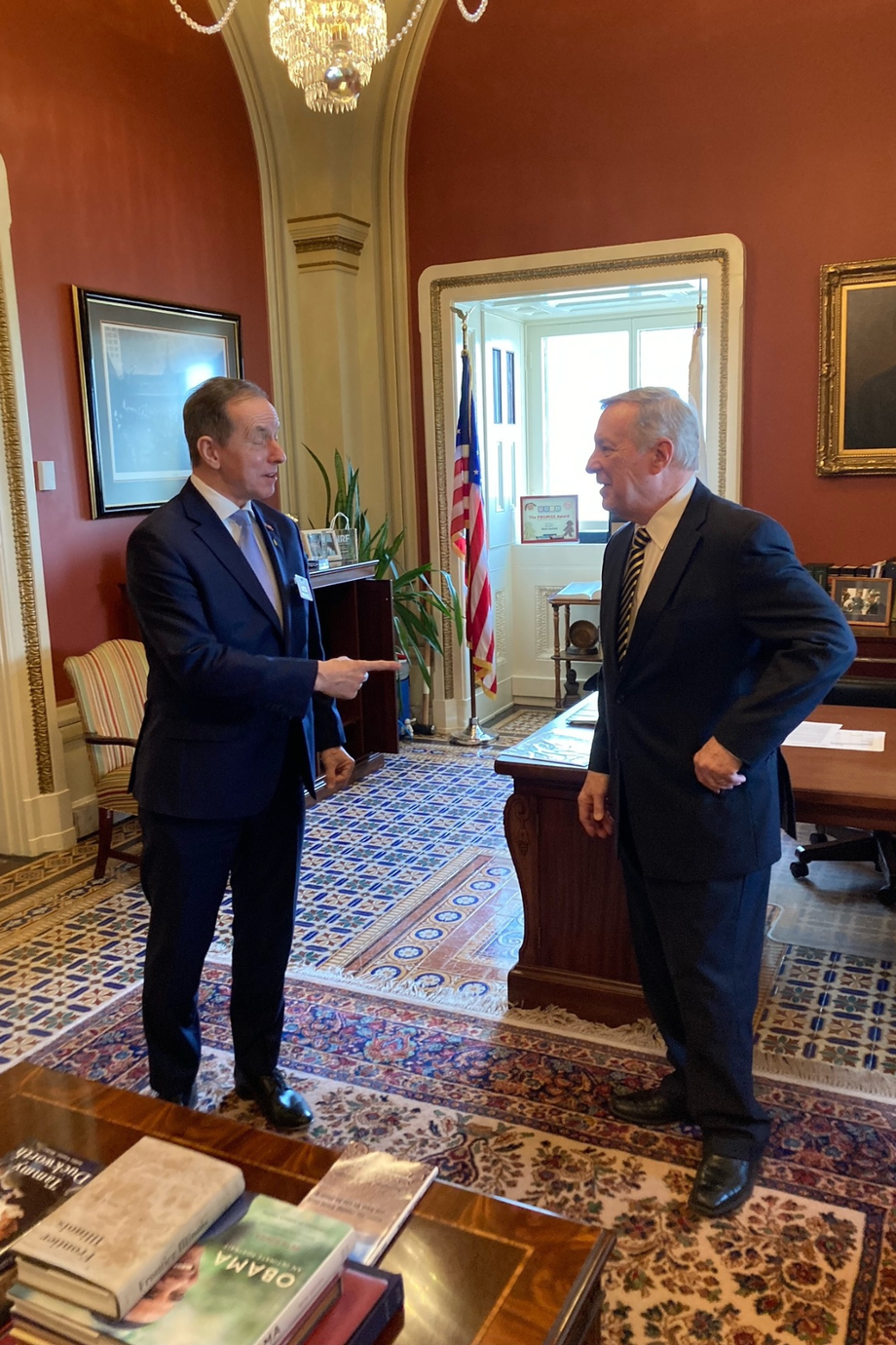 DURBIN MEETS WITH MARSHAL OF THE POLISH SENATE, TOMASZ GRODZKI