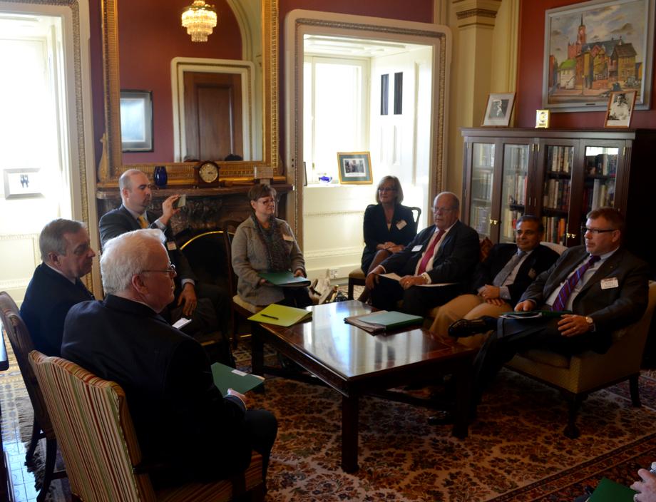 October 6, 2015 - The Joliet Chamber of Commerce and I discussed local issues during a productive meeting today. 