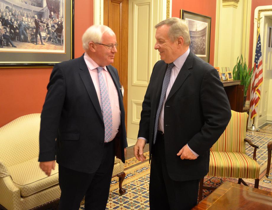December 6, 2016 - Senator Durbin met with Irish TD Brendan Smith to discuss Brexit and US-EU relations.