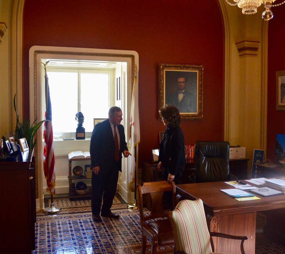 Durbin Meets With DOT Secretary Chao 