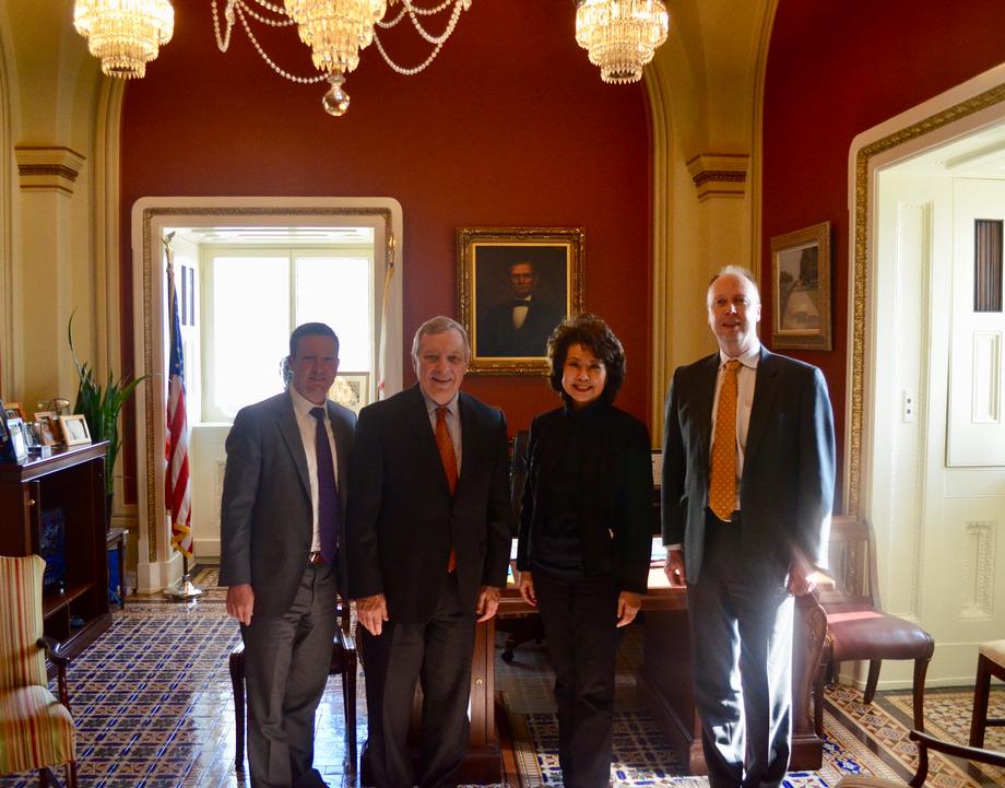 Durbin Meets With DOT Secretary Chao 