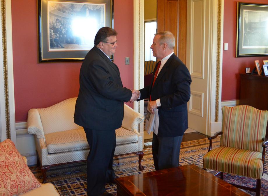 June 29, 2016 - Senator Durbin met with Linas Linkevicius, Minister of Foreign Affairs of Lithuania, to discuss US-Lithuanian relations.