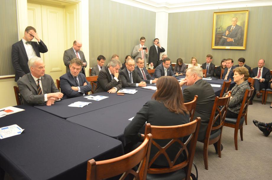 Durbin Meets With European Ambassadors