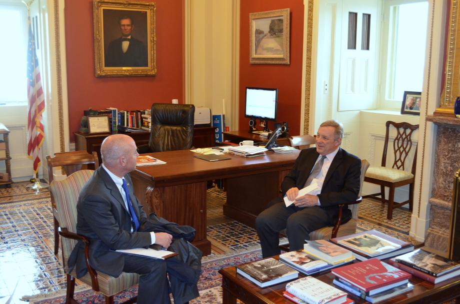 U.S. Senator Dick Durbin (D-IL) met with Deputy Secretary Ali Mayorkas to discuss Comprehensive Immigration Reform and the issue of deportations.