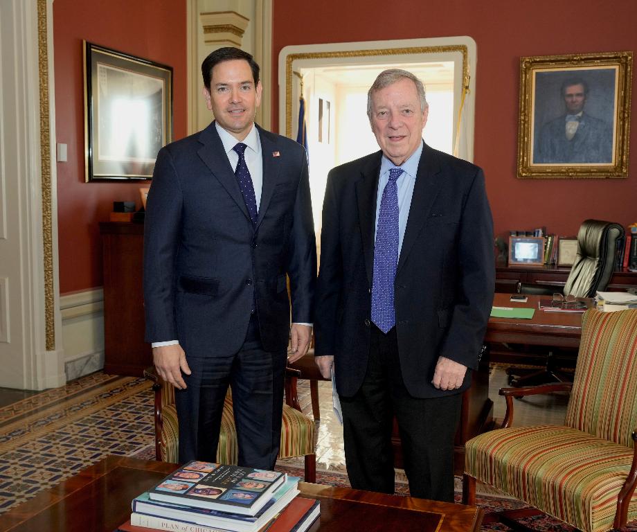 DURBIN STATEMENT ON MEETING WITH PRESIDENT-ELECT TRUMP’S SECRETARY OF STATE PICK, SENATOR MARCO RUBIO