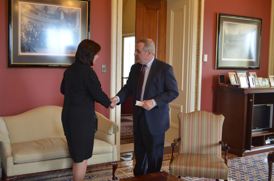 Ukraine's Minister Of Finance Natalie Jaresko