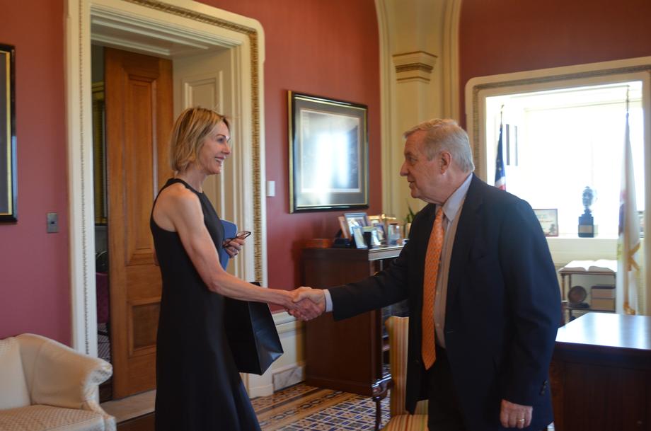 Durbin Meets With Trump Nominee To Be U.S. Ambassador To The UN Kelly Craft