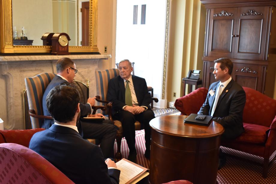 DURBIN MEETS WITH ILLINOIS HEALTH & HOSPITAL ASSOCIATION