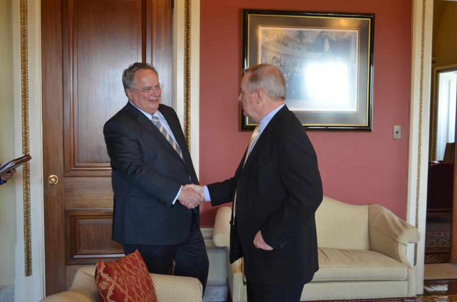 Greek Foreign Minister Nikos Kotzias 