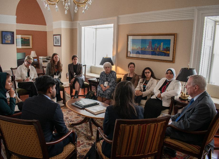 DURBIN MEETS WITH REFUGEE COUNCIL USA’S ILLINOIS MEMBERS