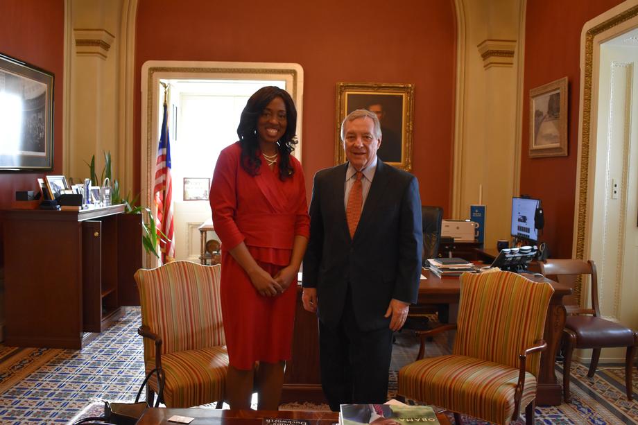 DURBIN MEETS WITH SINAI HEALTH CEO DR. EZIKE