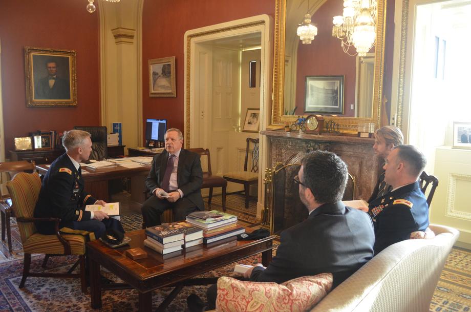 Durbin Meets With Chicago Army Corps Commander To Discuss Shoreline Protection