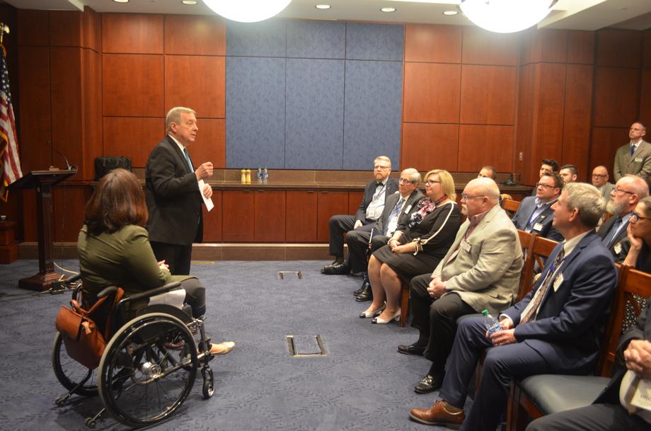 Durbin Meets With Bloomington-Normal One Voice